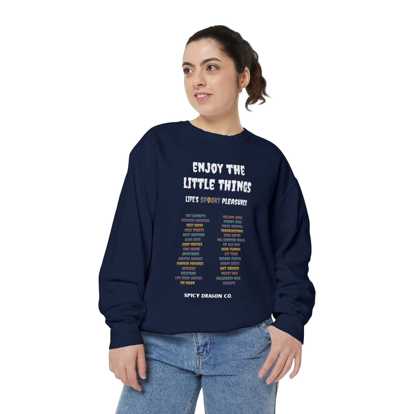 Enjoy The Little Things Comfort Colors Crewneck