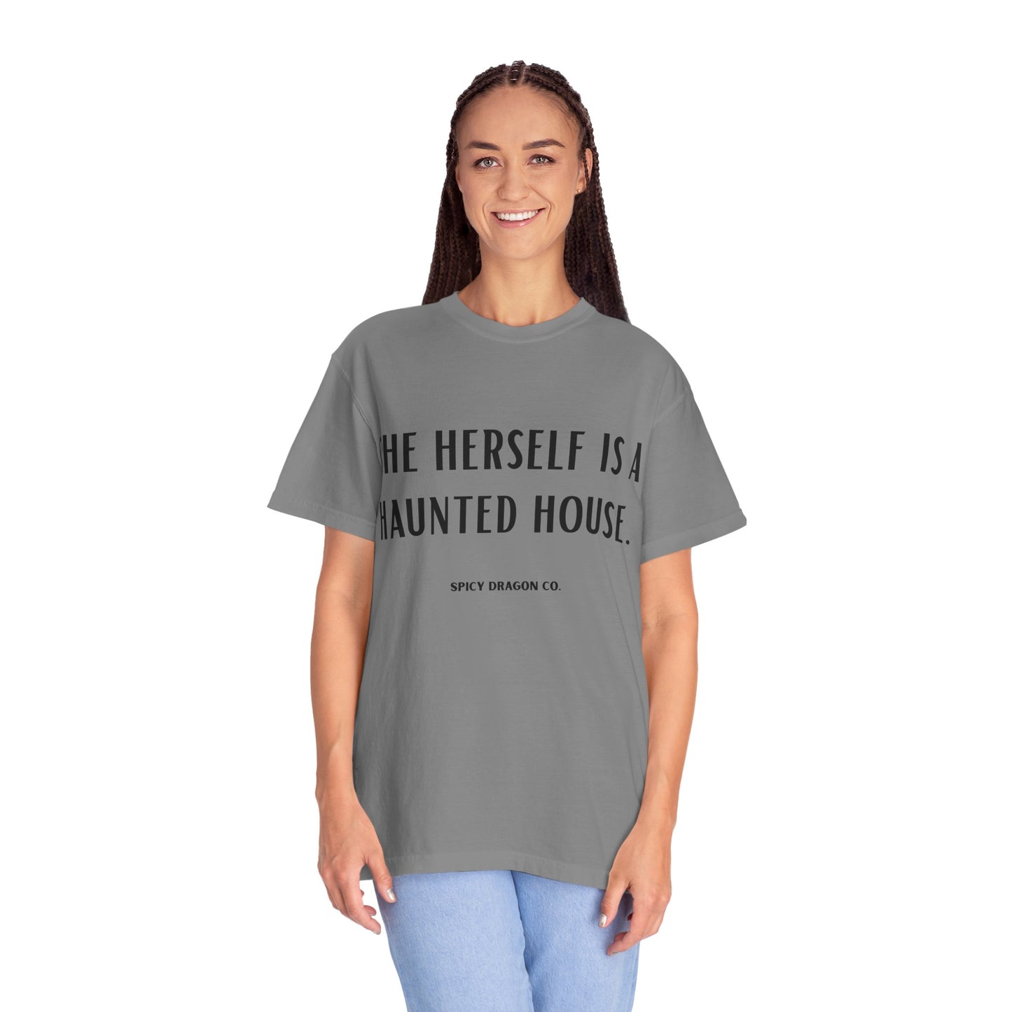 Haunted House Comfort Colors Tee