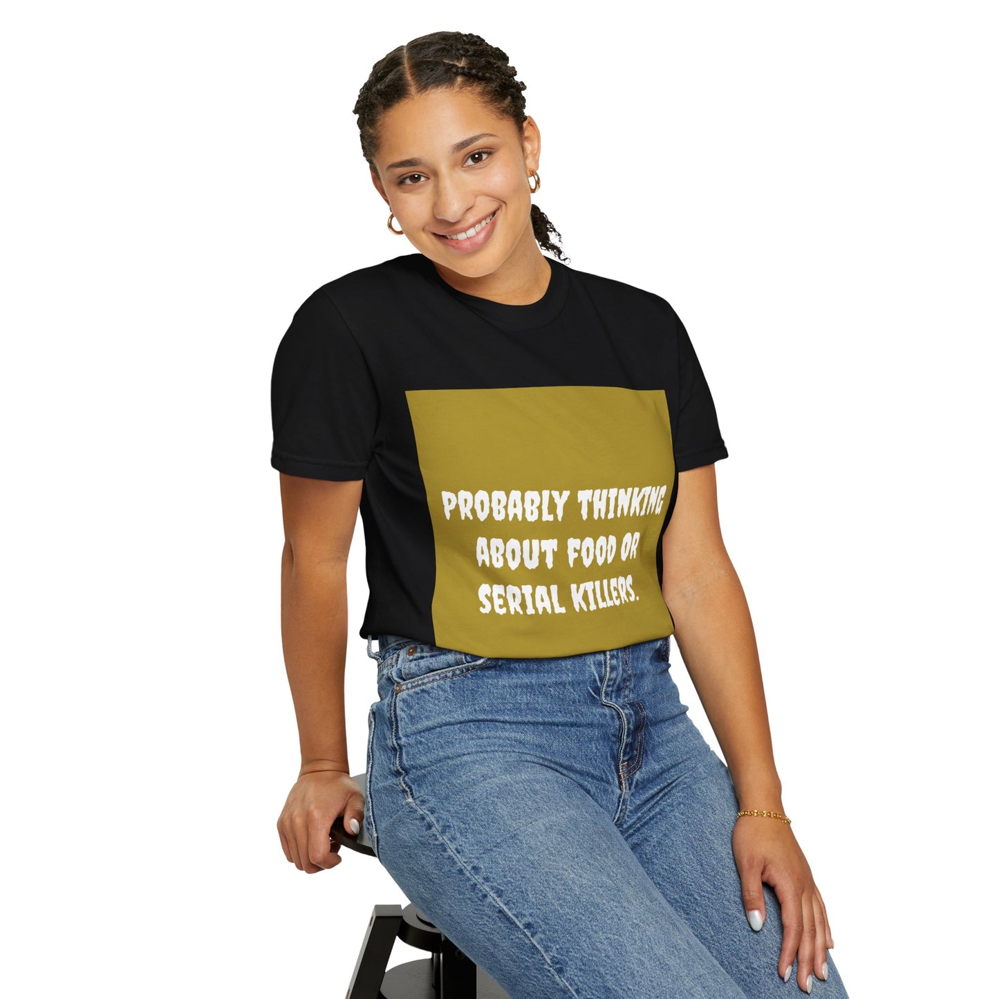 Food/Serial Killers Comfort Colors Tee