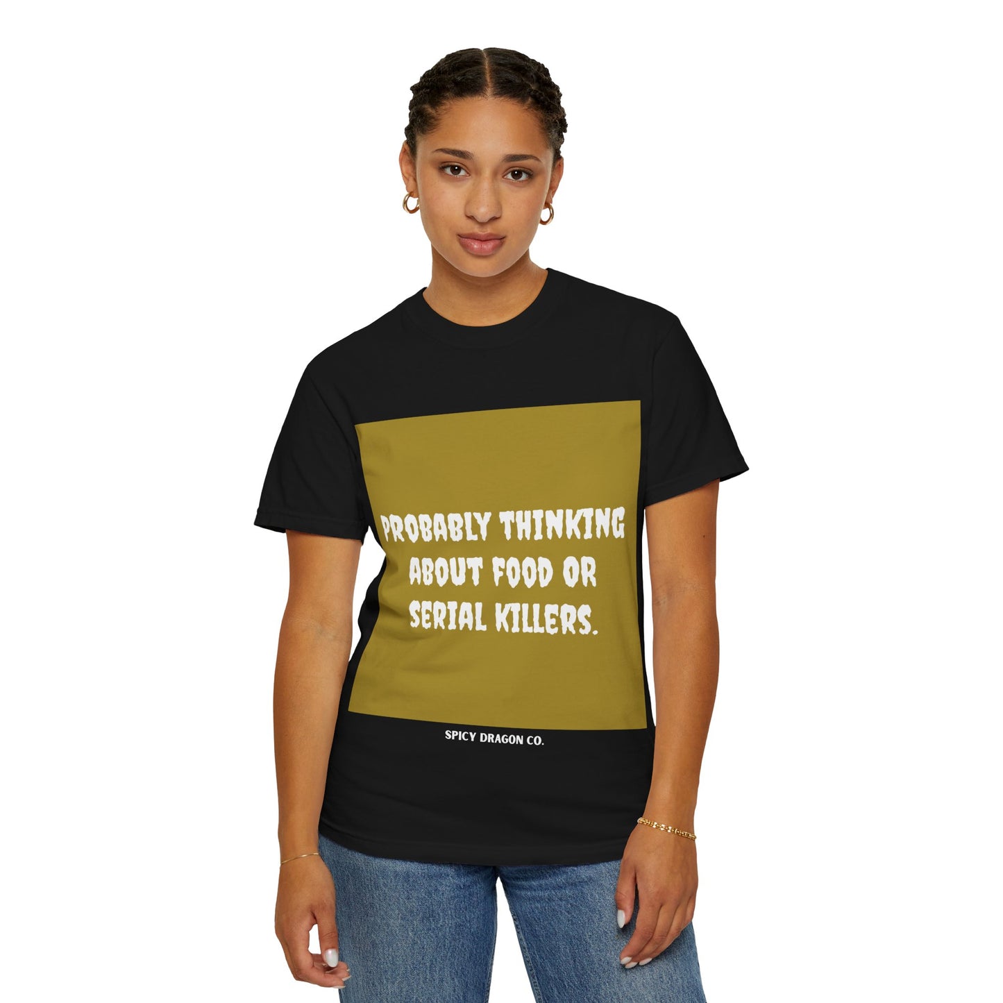 Food/Serial Killers Comfort Colors Tee