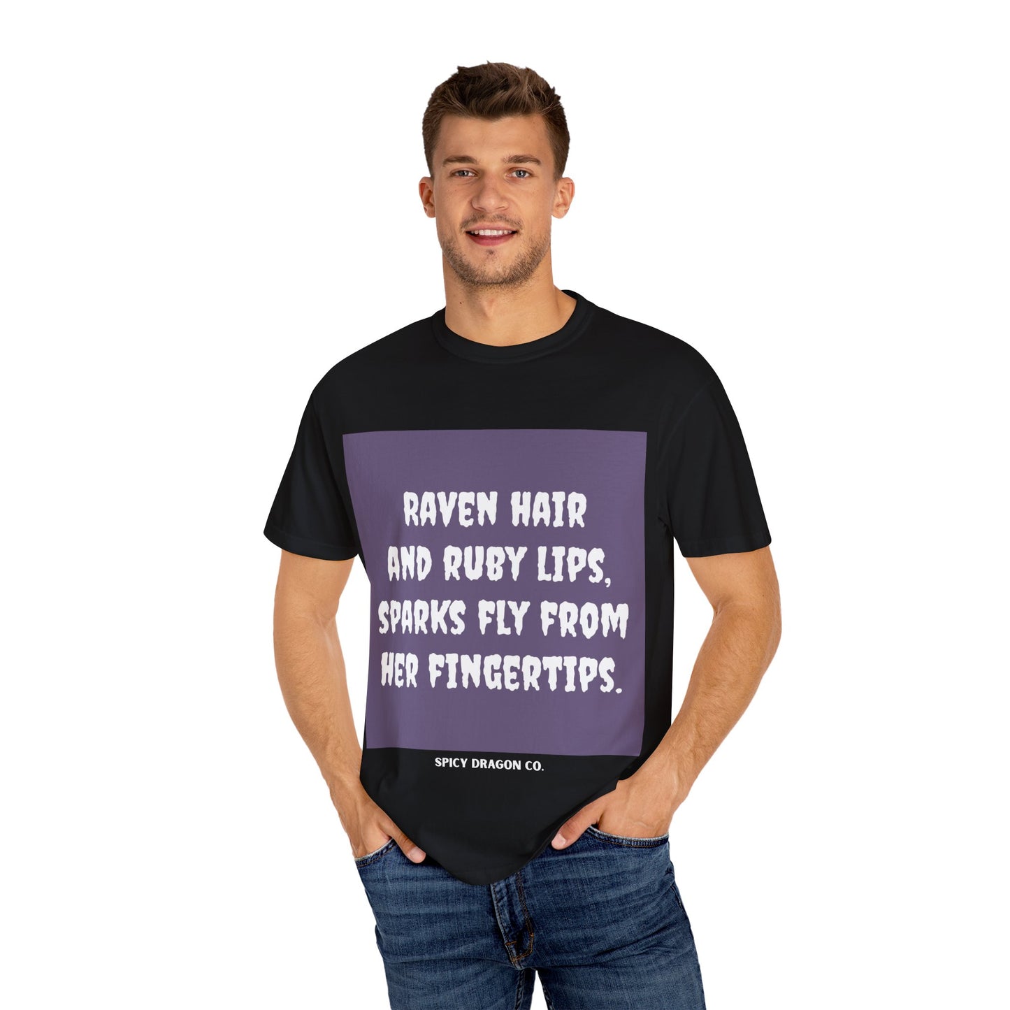 Raven Hair/Ruby Lips Comfort Colors Tee