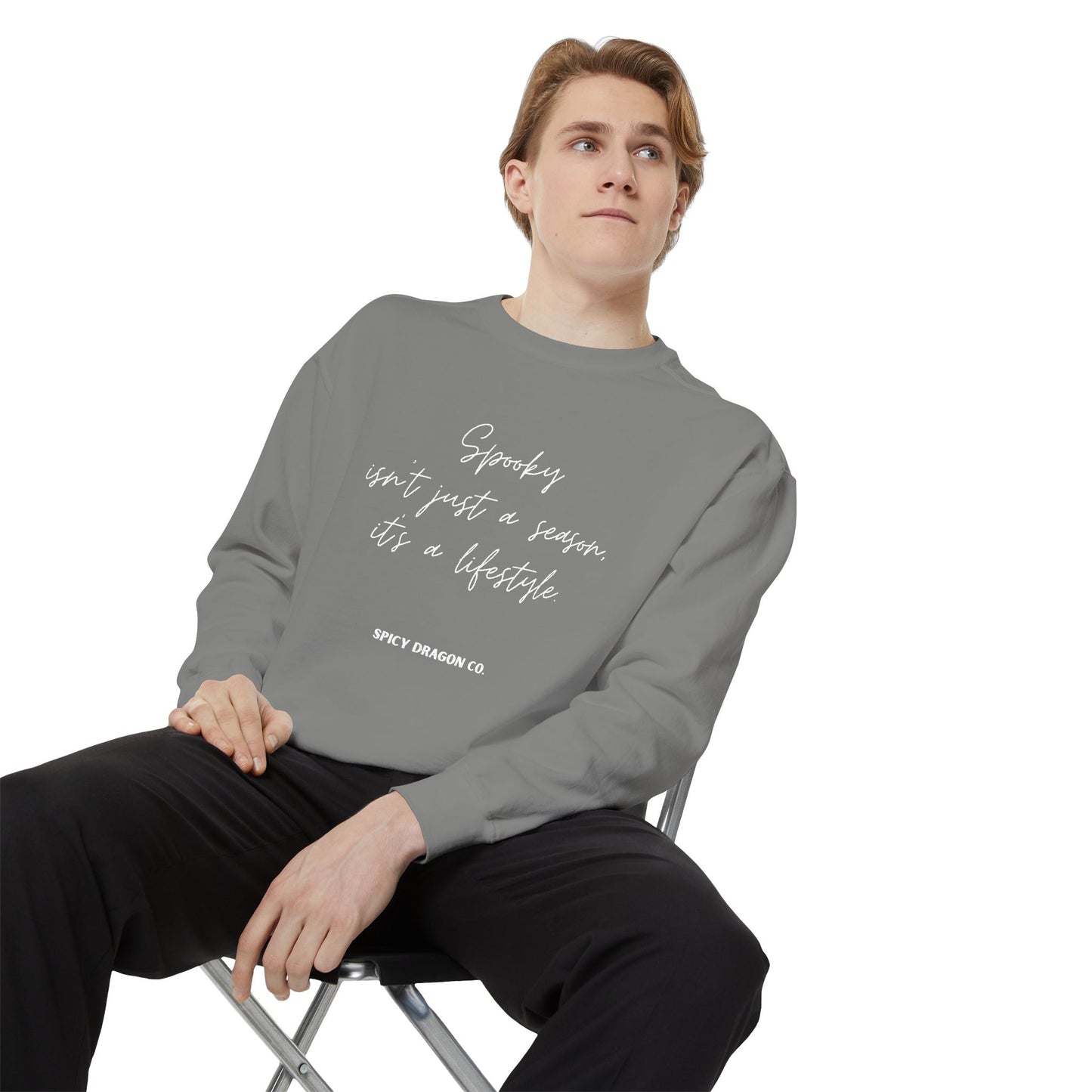 Spooky Lifestyle Comfort Colors Crewneck