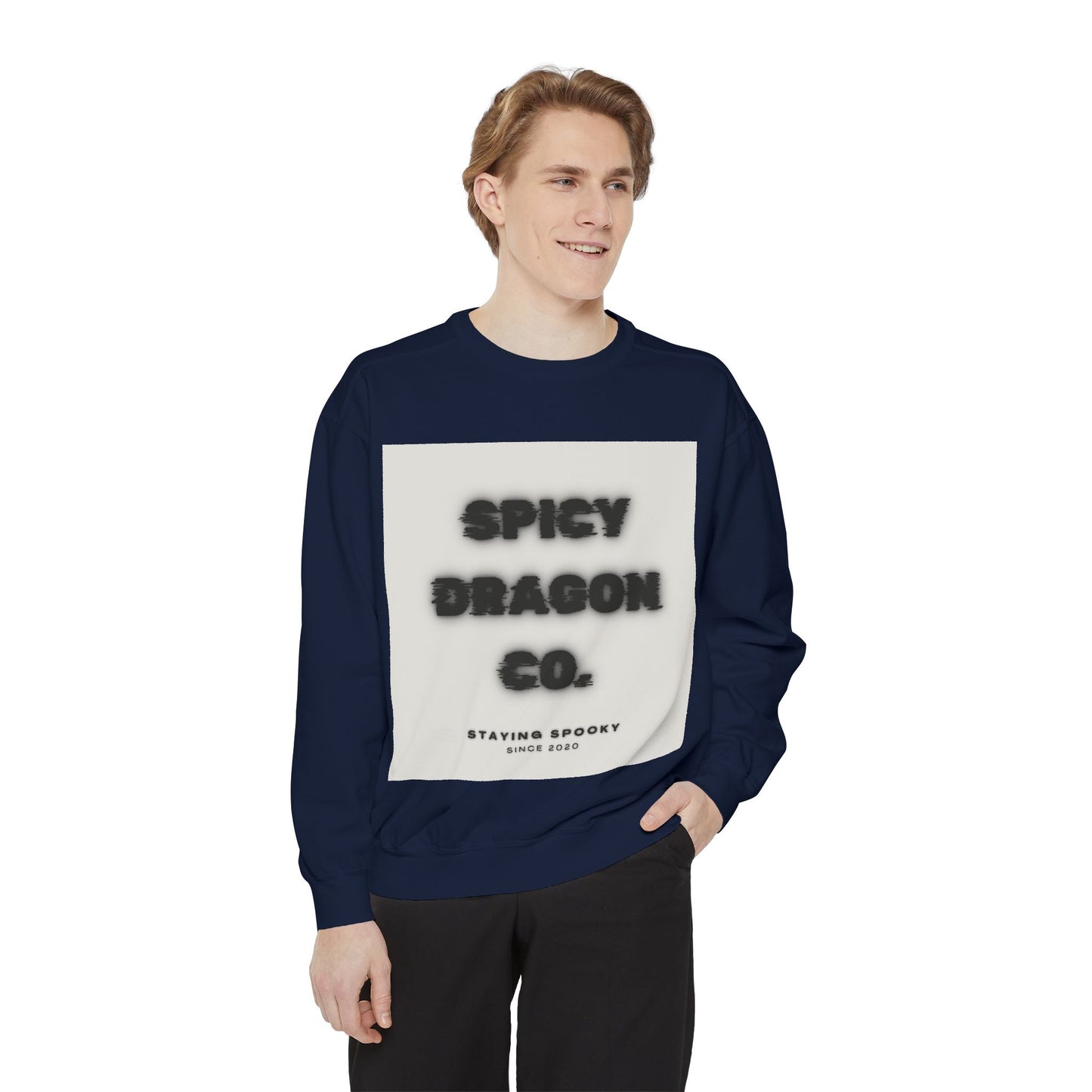 Spicy Dragon Co. Logo Comfort Colors Crewneck