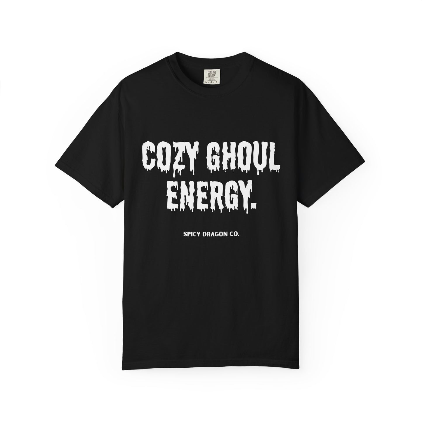 Cozy Ghoul Energy Comfort Colors Tee