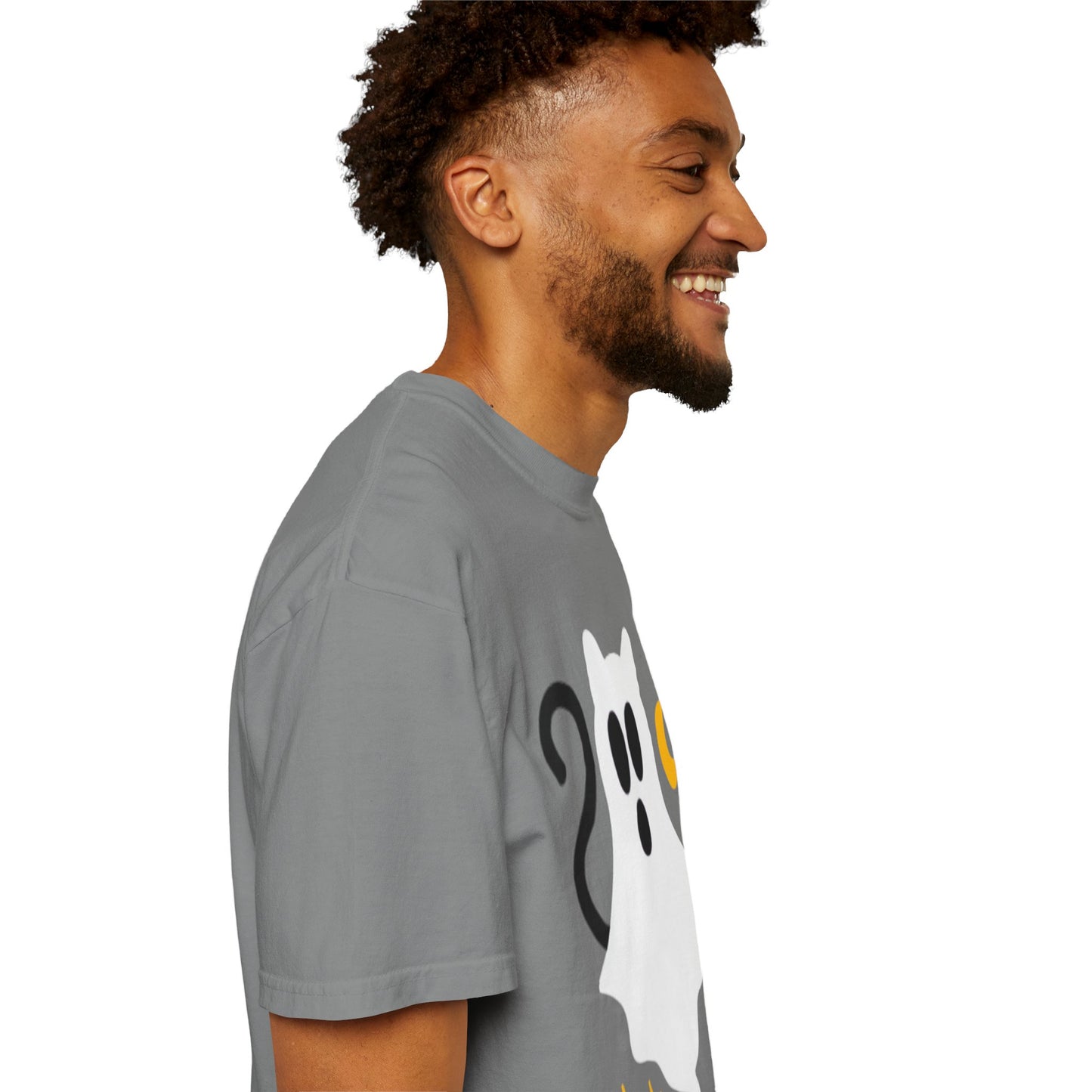 Ghosty Cat Comfort Colors Tee