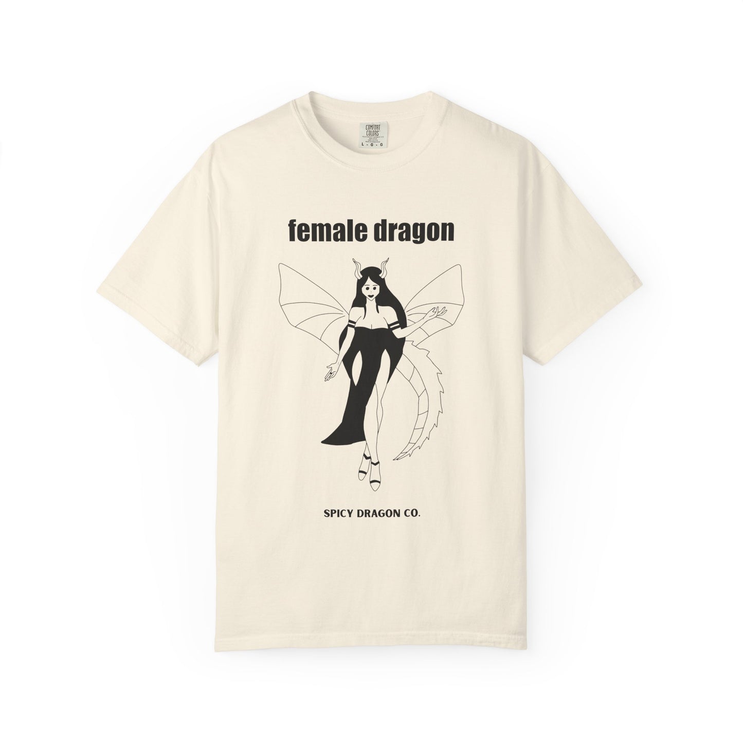 Female Dragon Comfort Colors Tee
