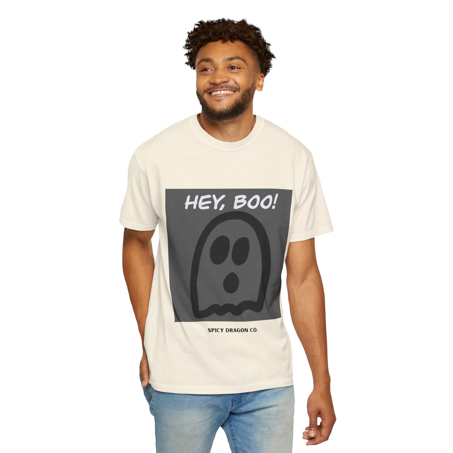 Hey Boo Comfort Colors Tee
