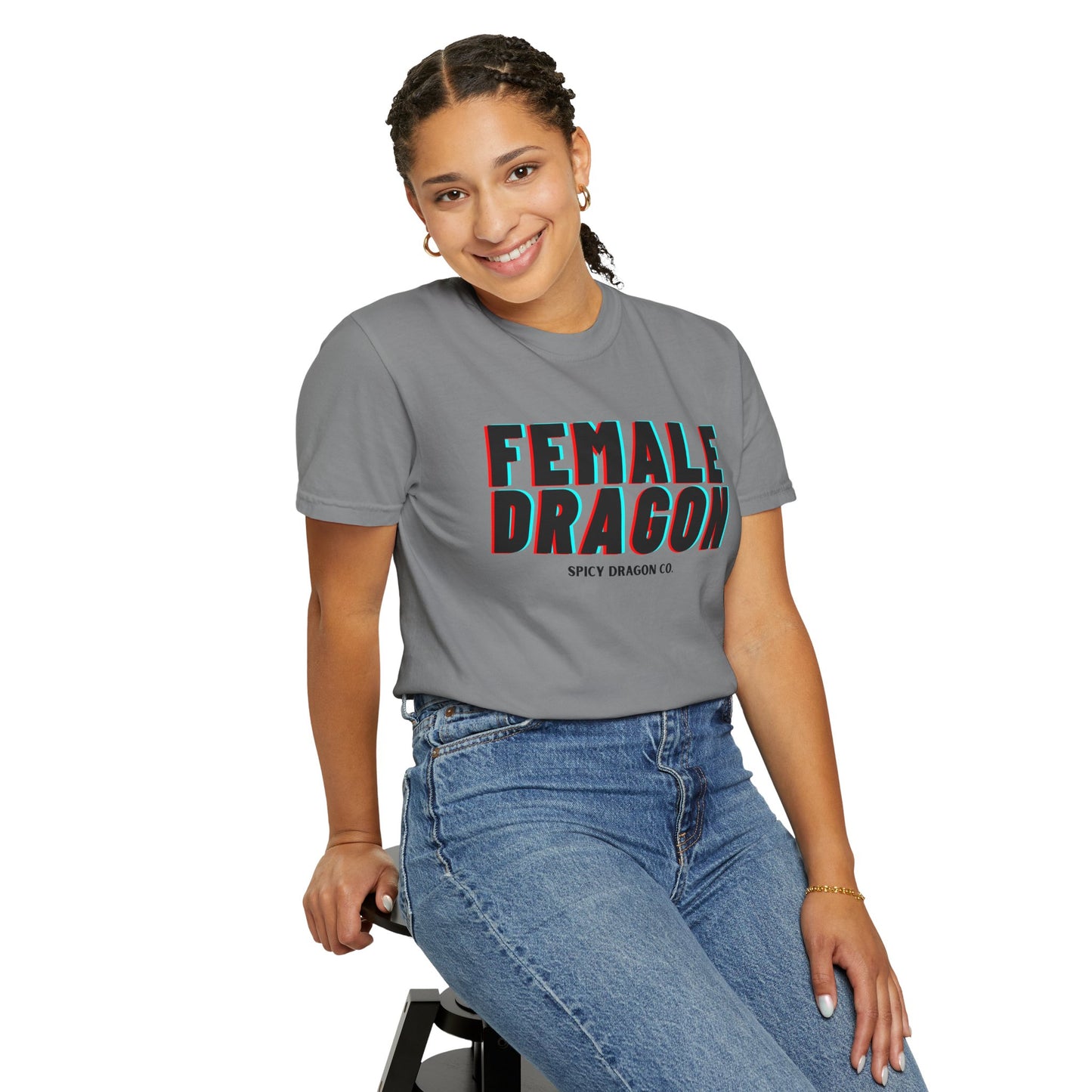 Female Dragon Comfort Colors Tee