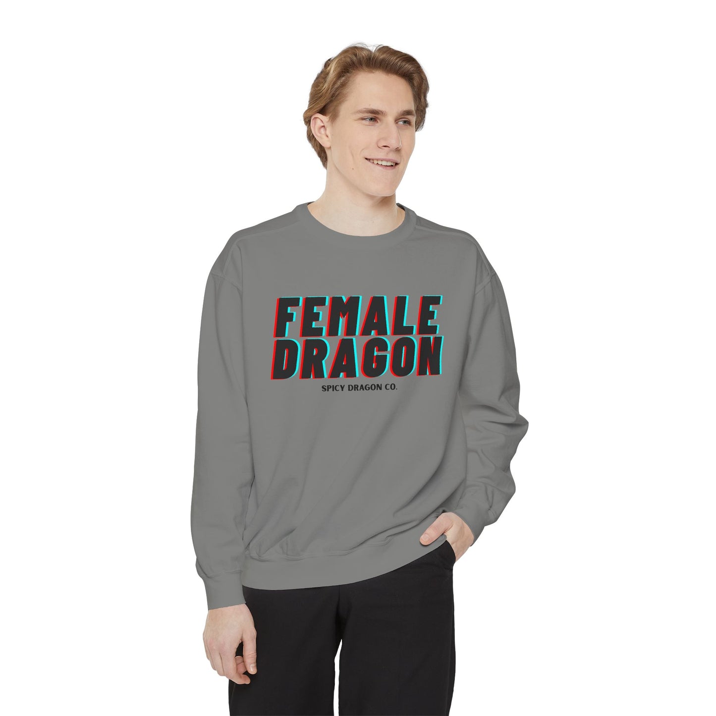 Female Dragon Comfort Colors Crewneck