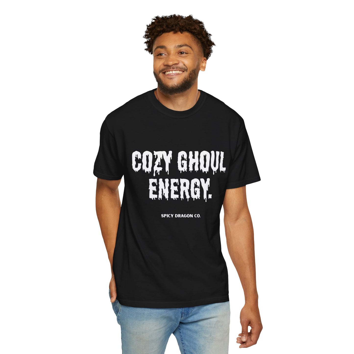Cozy Ghoul Energy Comfort Colors Tee