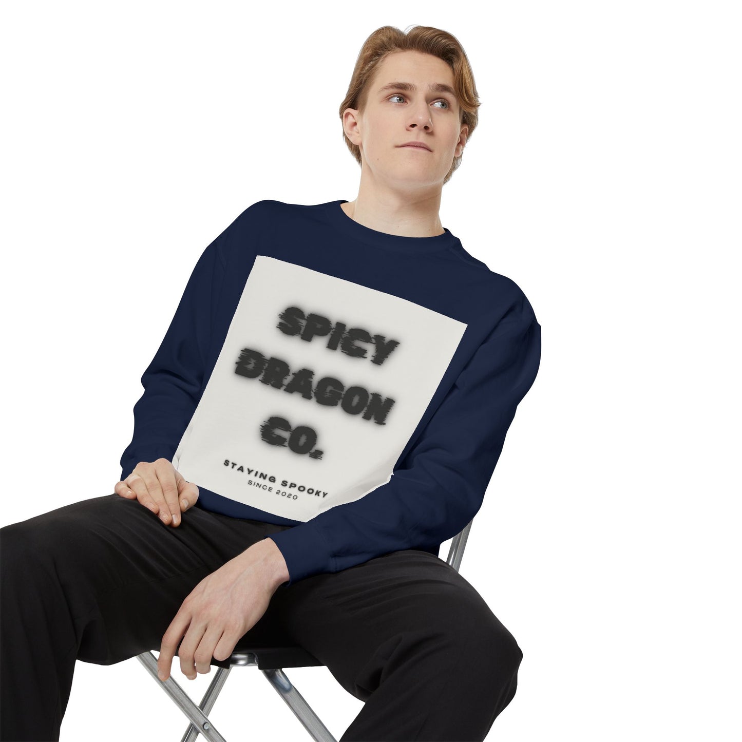 Spicy Dragon Co. Logo Comfort Colors Crewneck