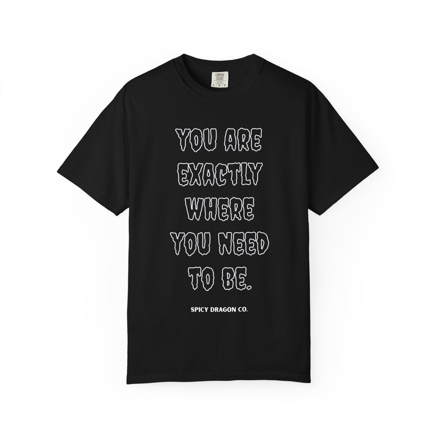 Where You Need To Be Comfort Colors Tee