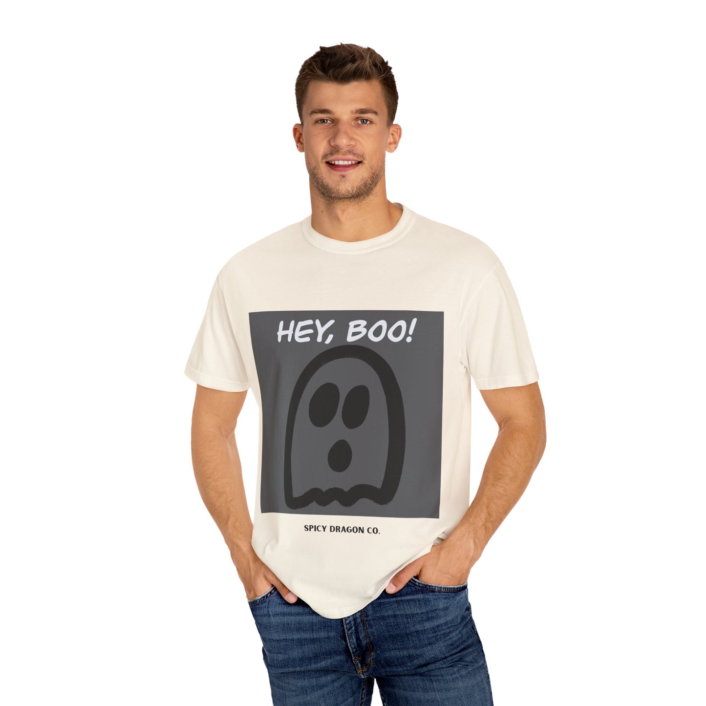 Hey Boo Comfort Colors Tee