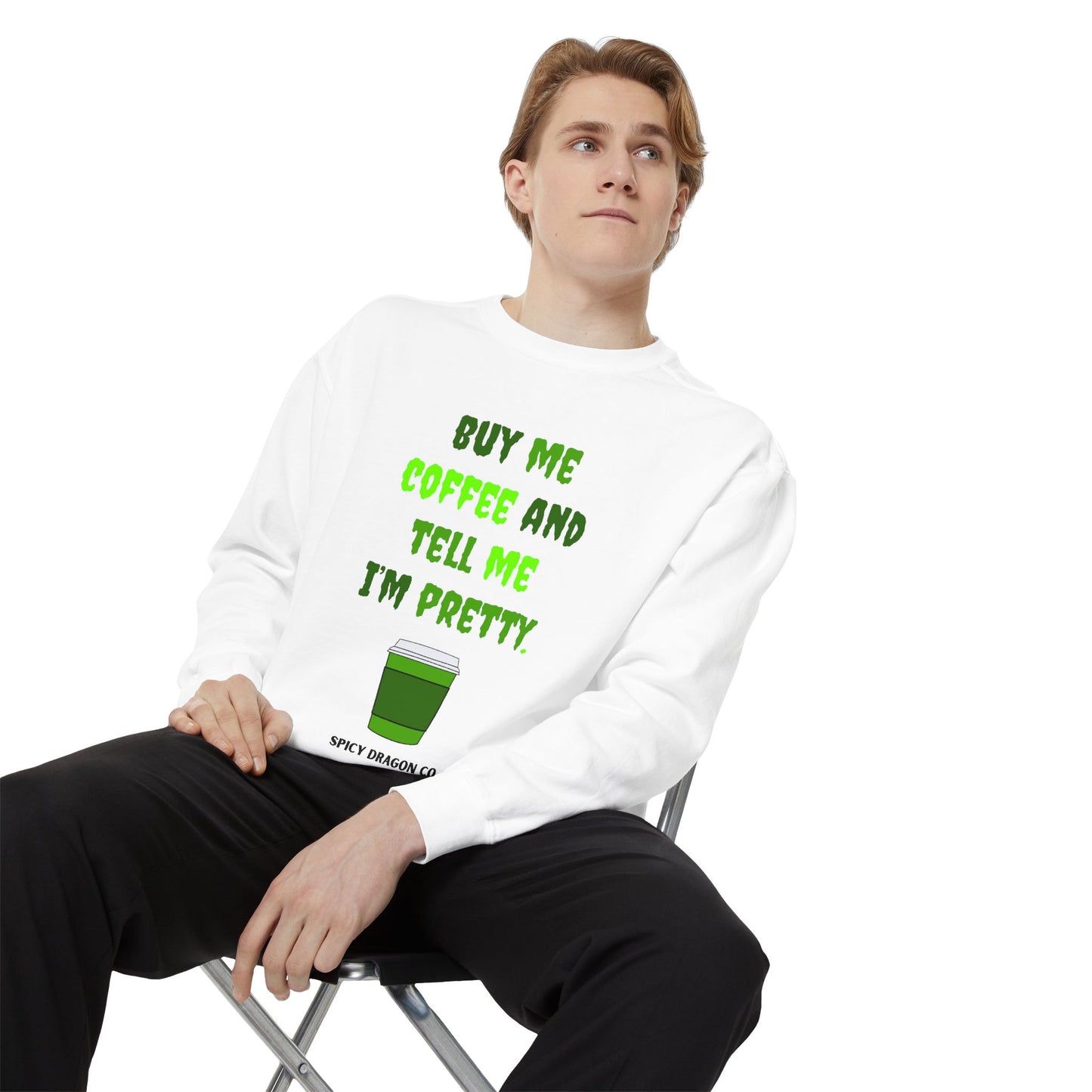 Buy Me Coffee Comfort Colors Crewneck