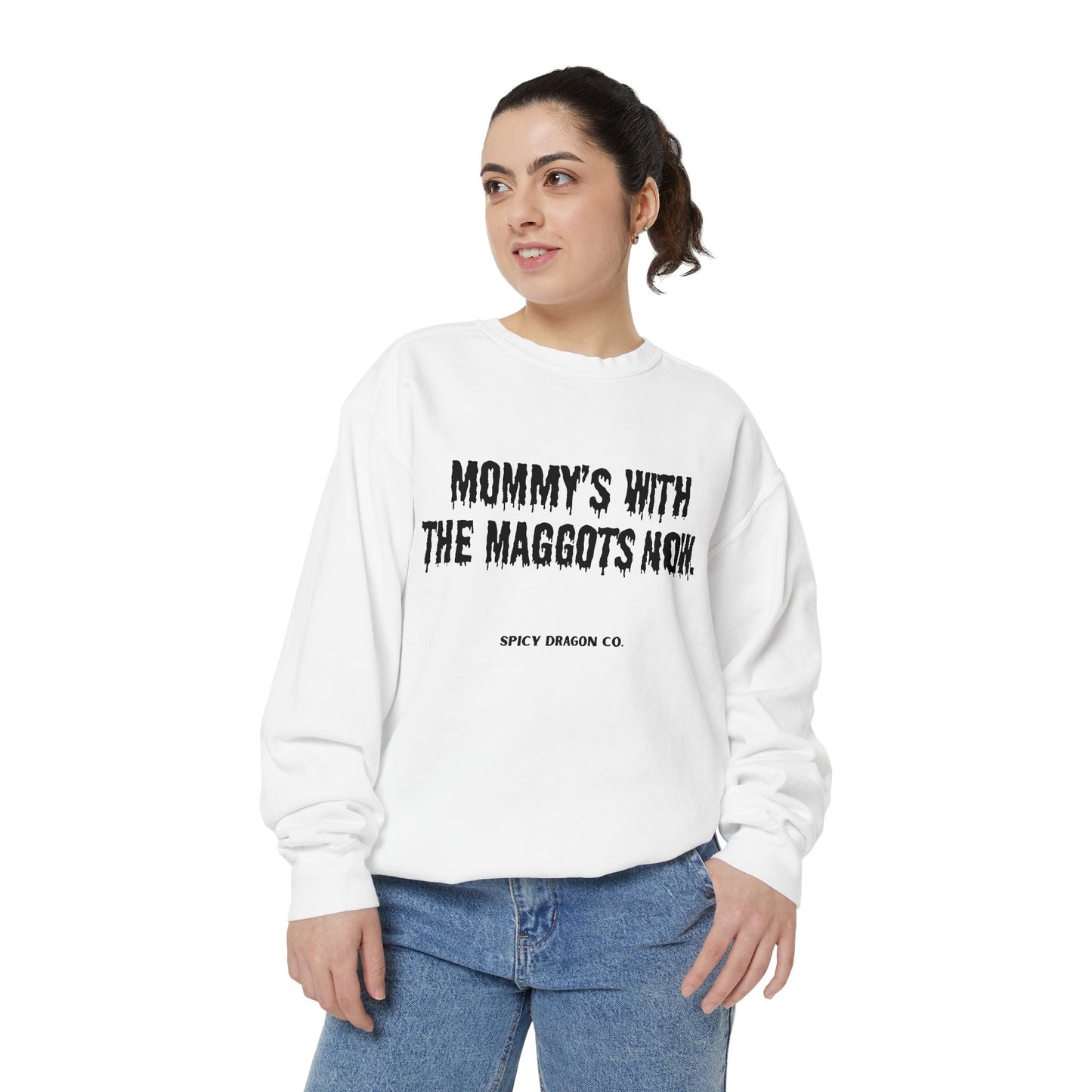 Maggot Mommy Comfort Colors Crewneck