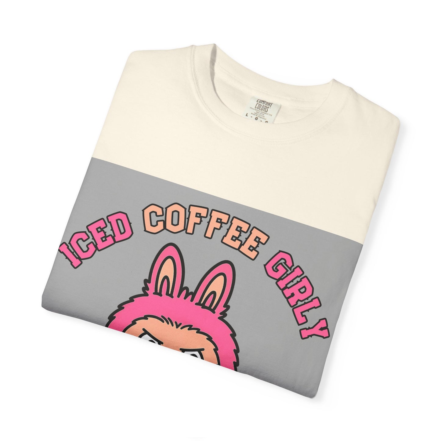 BuBu Iced Coffee Girly Comfort Colors Tee