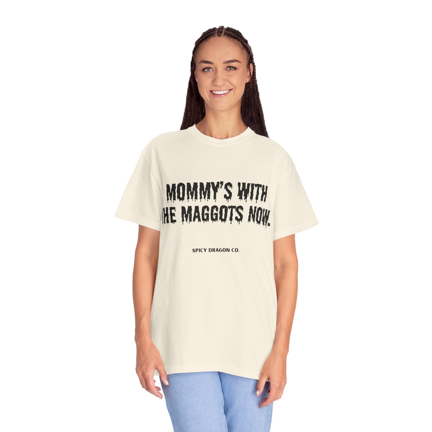 Maggot Mommy Comfort Colors Tee