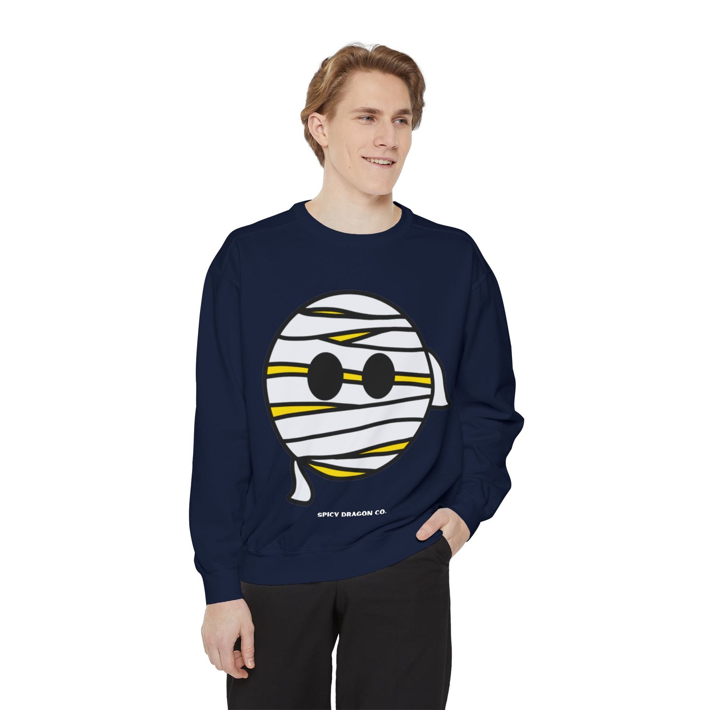 Mummy Smiley Comfort Colors Crewneck