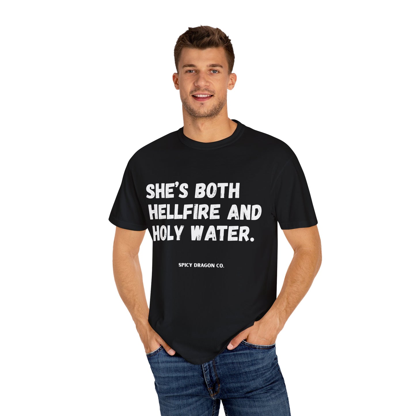 Hellfire & Holy Water Comfort Colors Tee