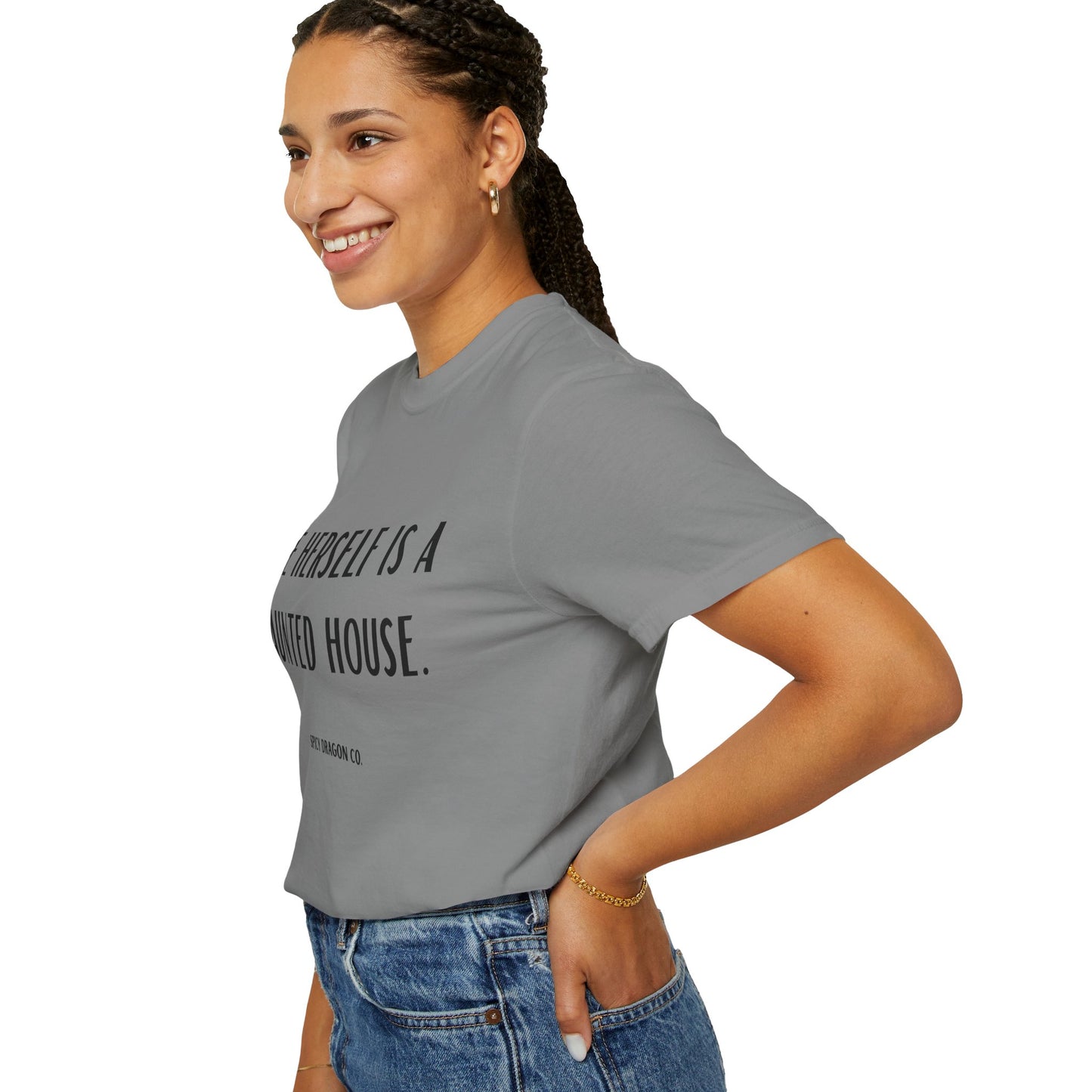 Haunted House Comfort Colors Tee