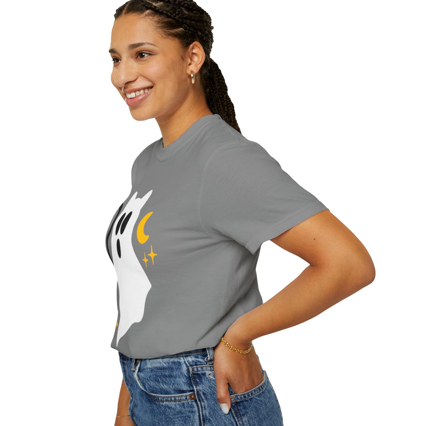Ghosty Cat Comfort Colors Tee