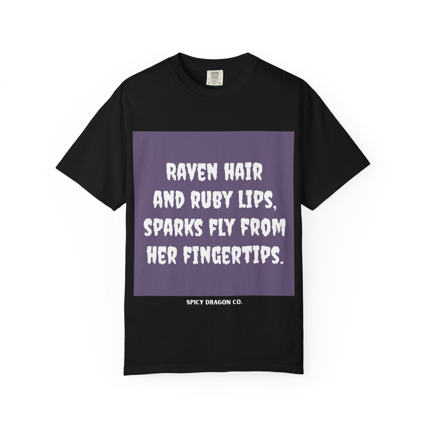 Raven Hair/Ruby Lips Comfort Colors Tee