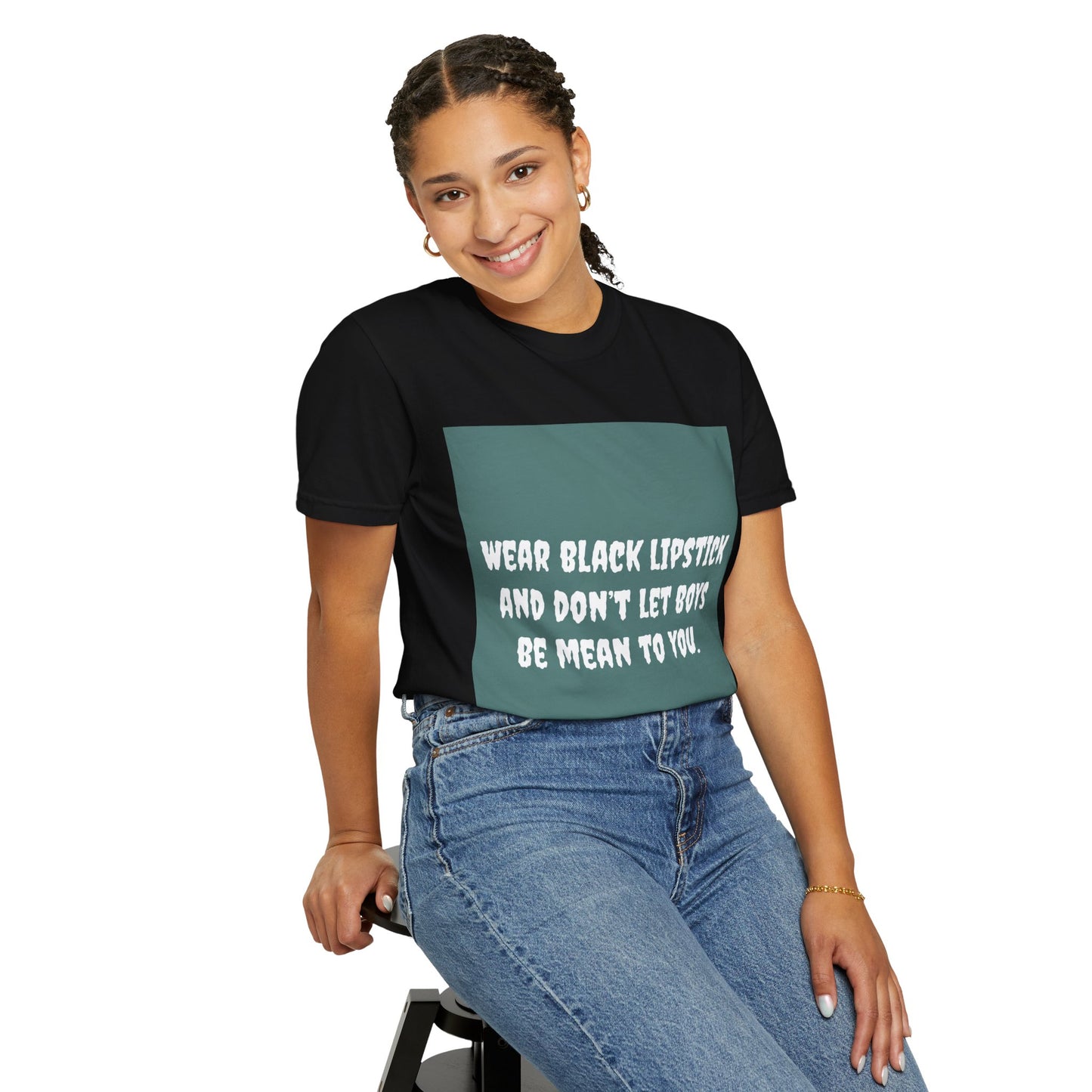 Black Lipstick Comfort Colors Tee