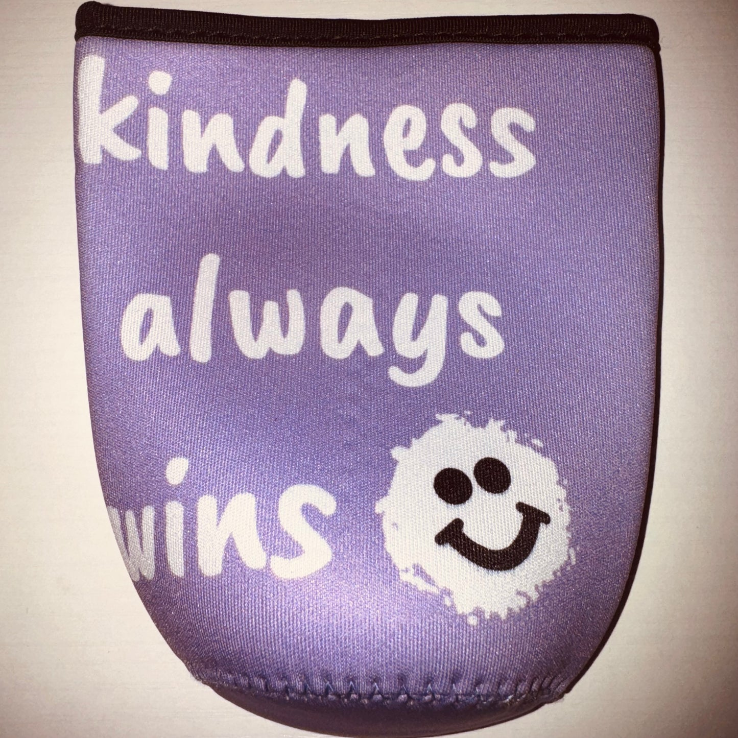 Kindness Always Wins Iced Coffee Koozie