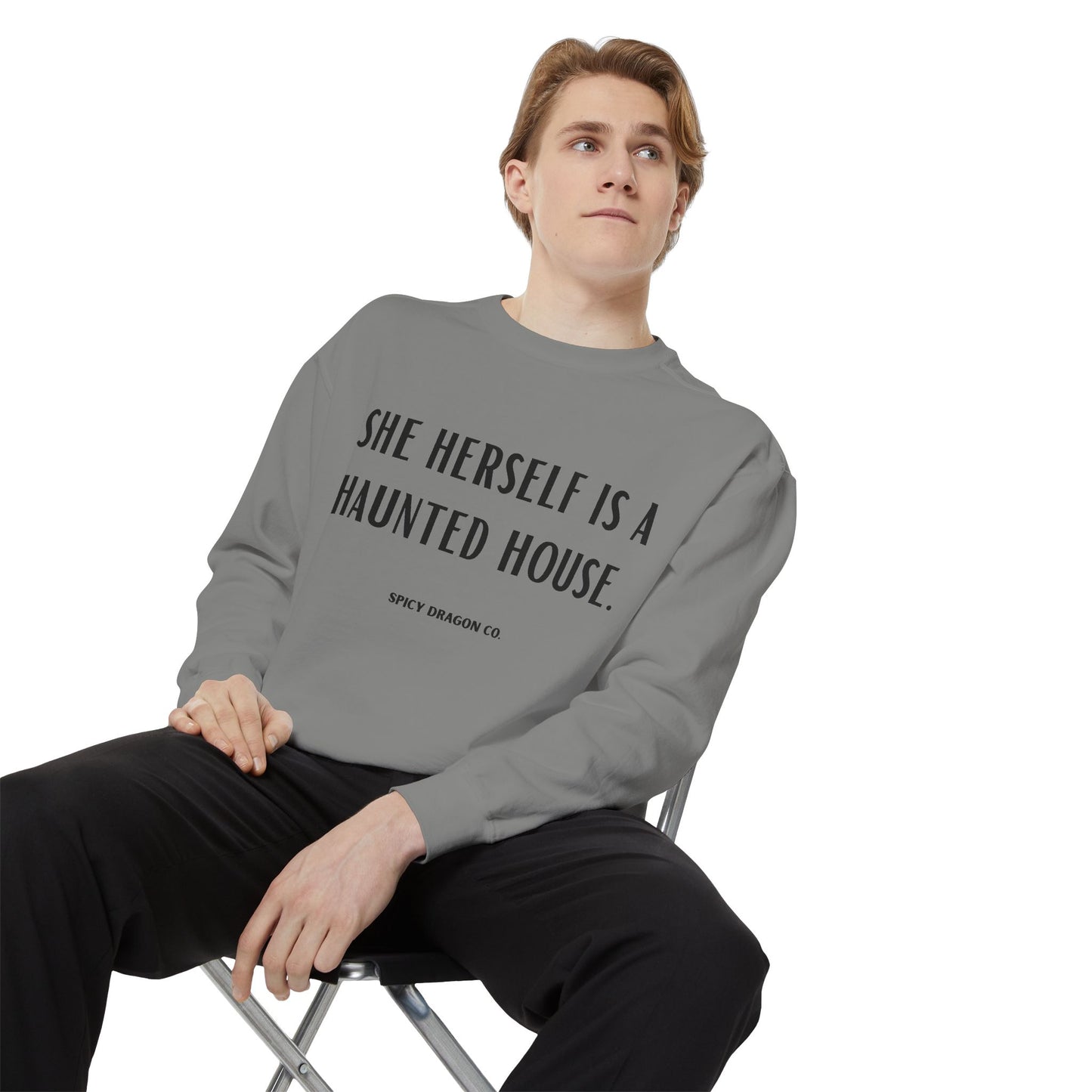 Haunted House Comfort Colors Crewneck