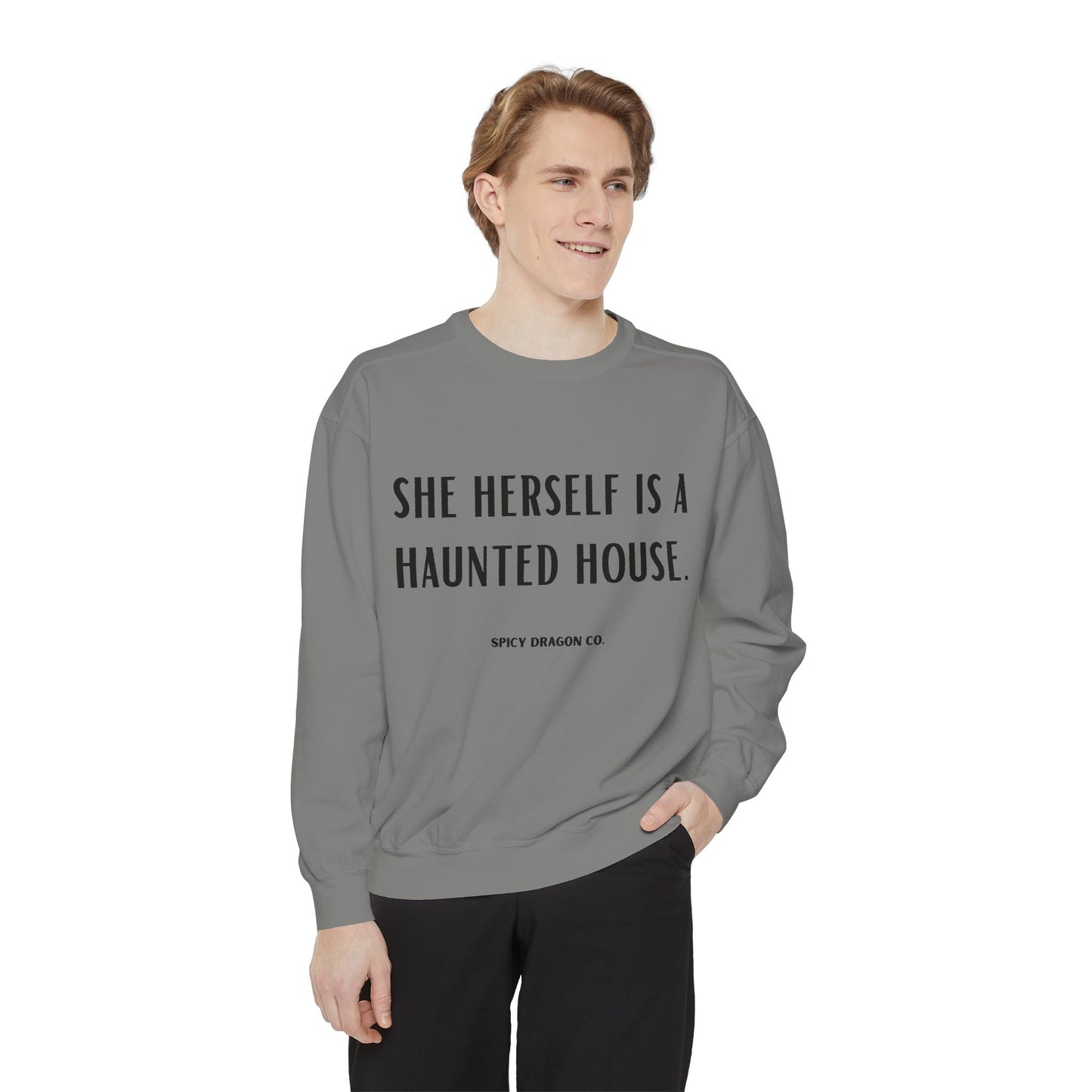 Haunted House Comfort Colors Crewneck