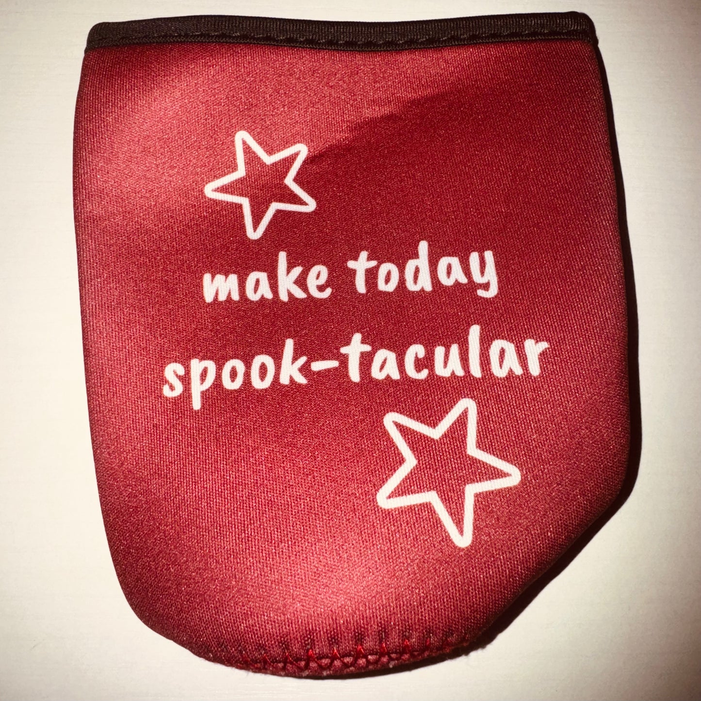Make Today Spook-tacular Iced Coffee Koozie