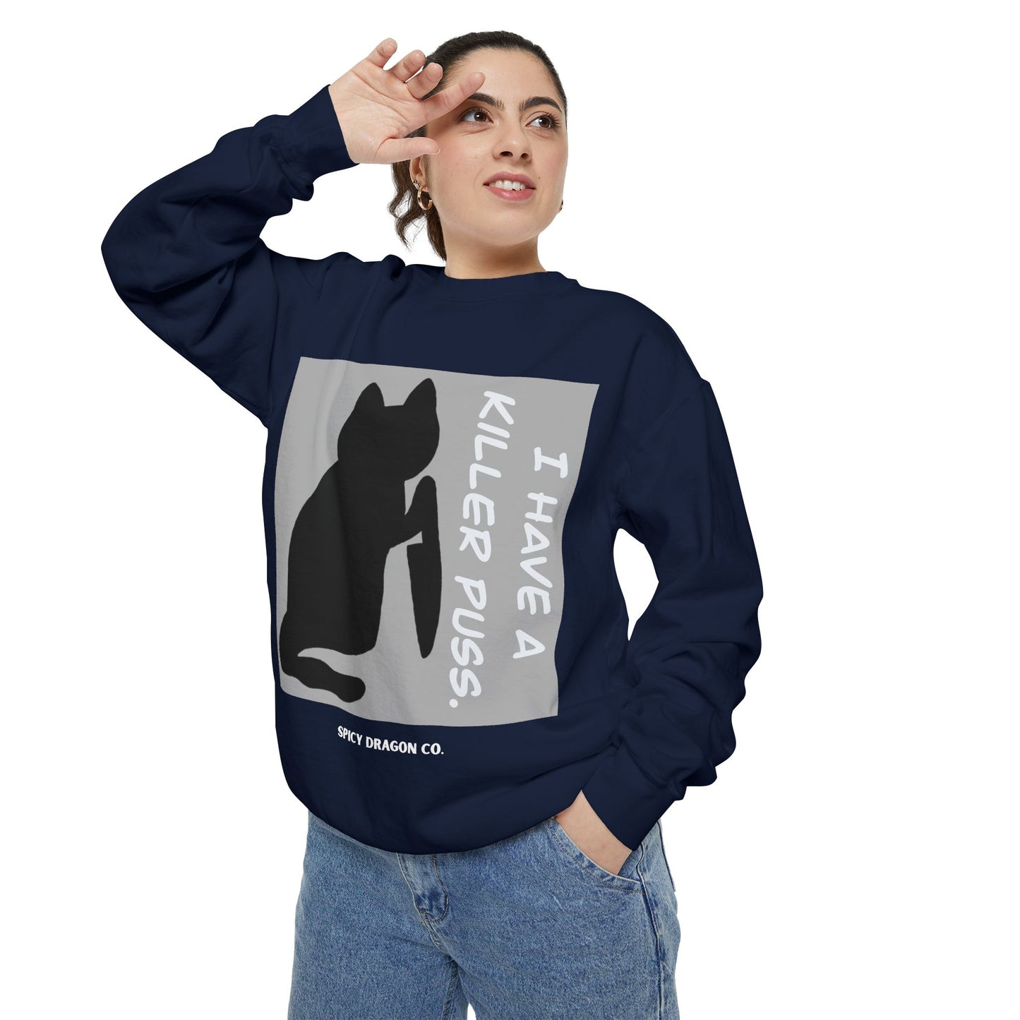 Killer Puss Comfort Colors Crewneck