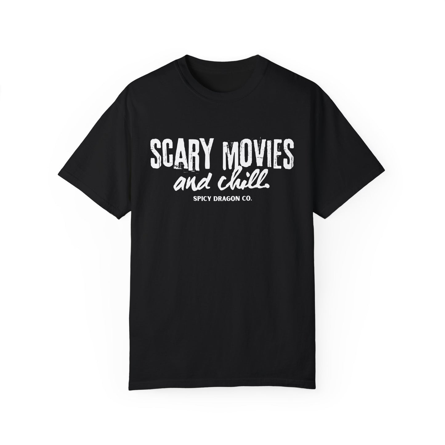 Scary Movies & Chill Comfort Colors Tee