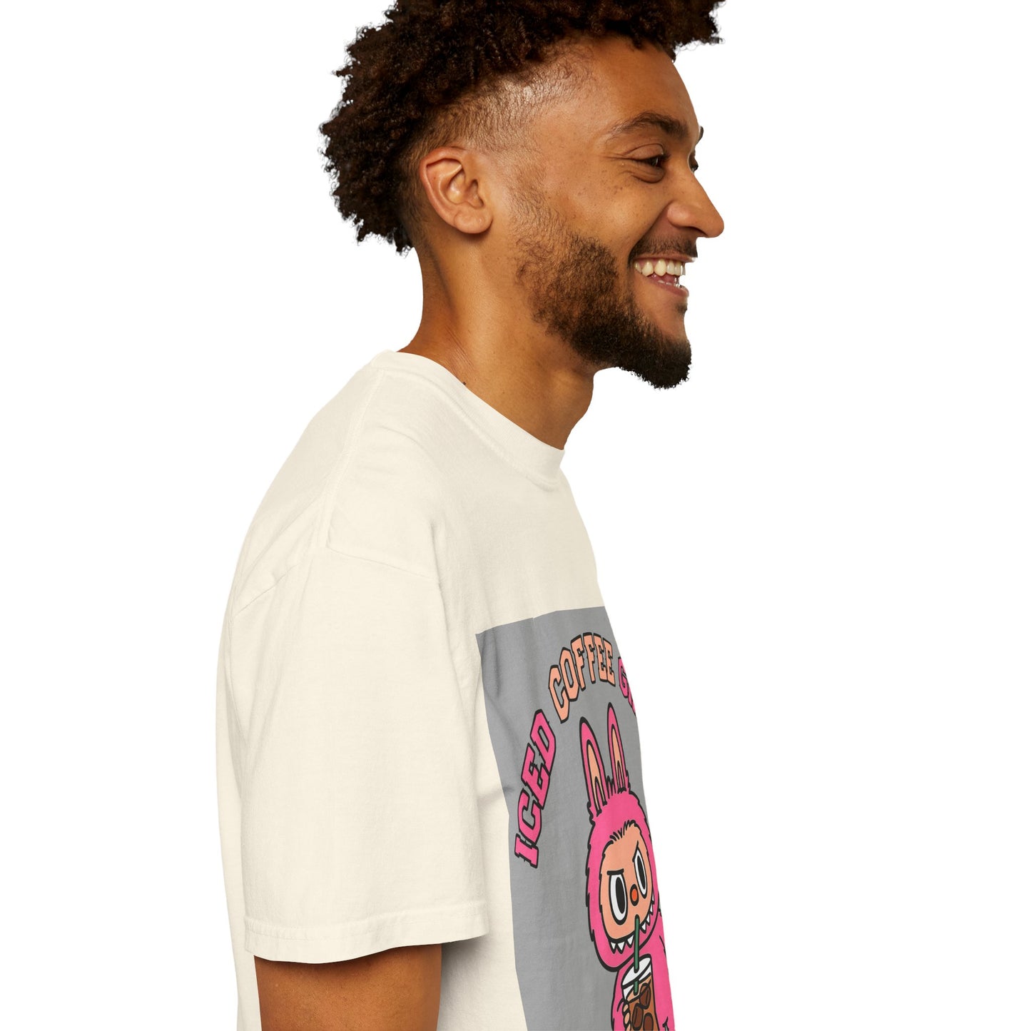 BuBu Iced Coffee Girly Comfort Colors Tee