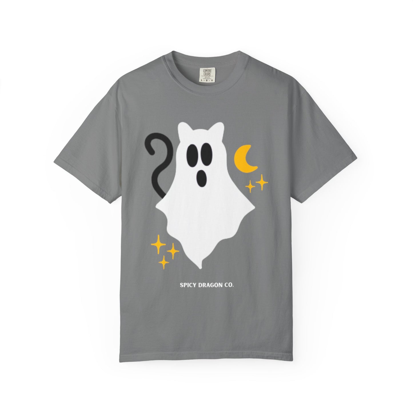 Ghosty Cat Comfort Colors Tee