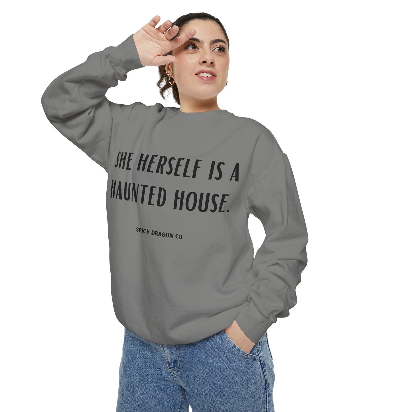 Haunted House Comfort Colors Crewneck