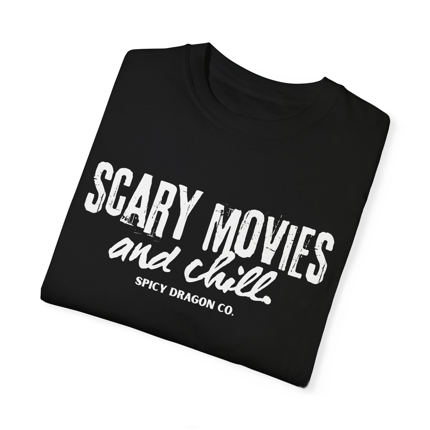 Scary Movies & Chill Comfort Colors Tee