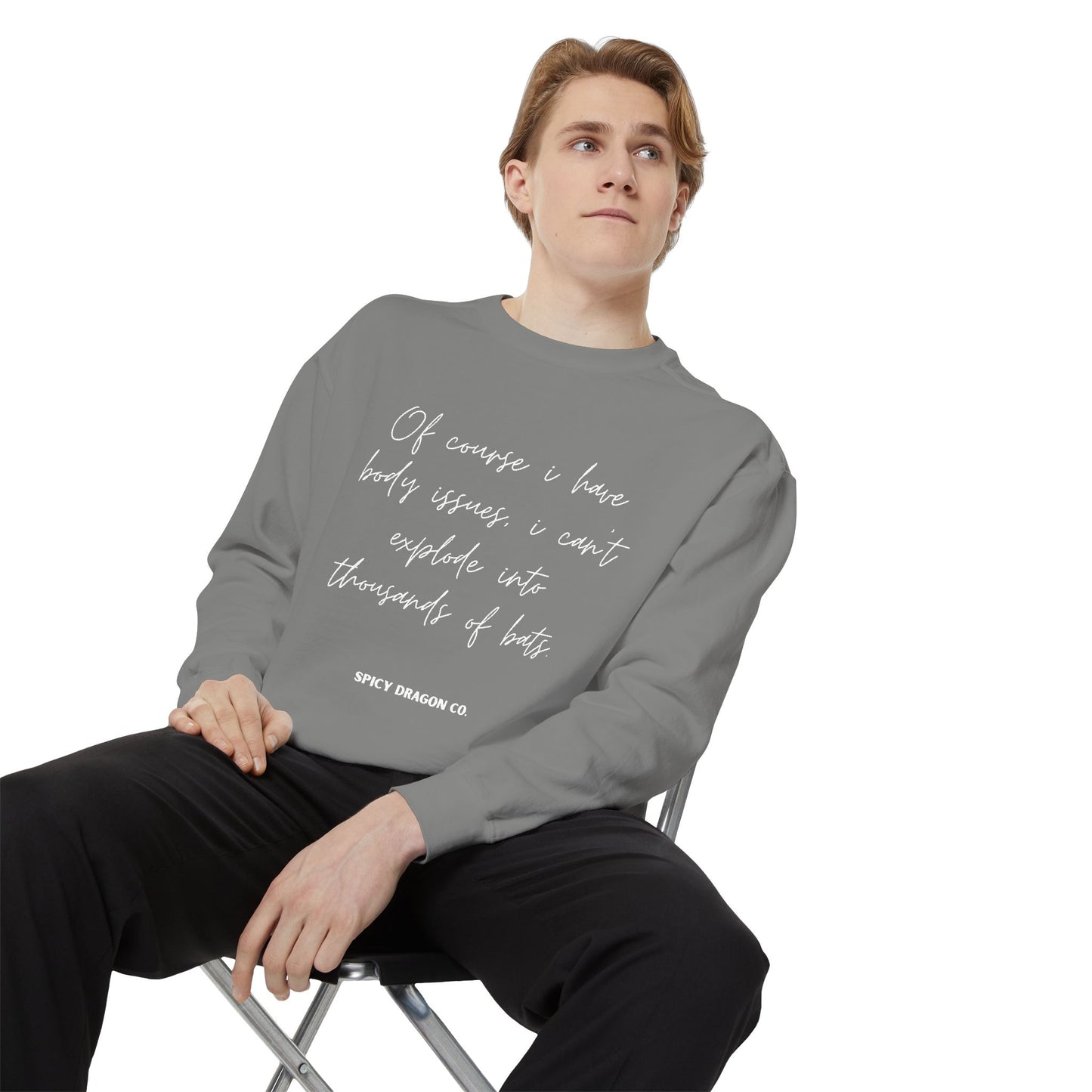 Explode Into Bats Comfort Colors Crewneck