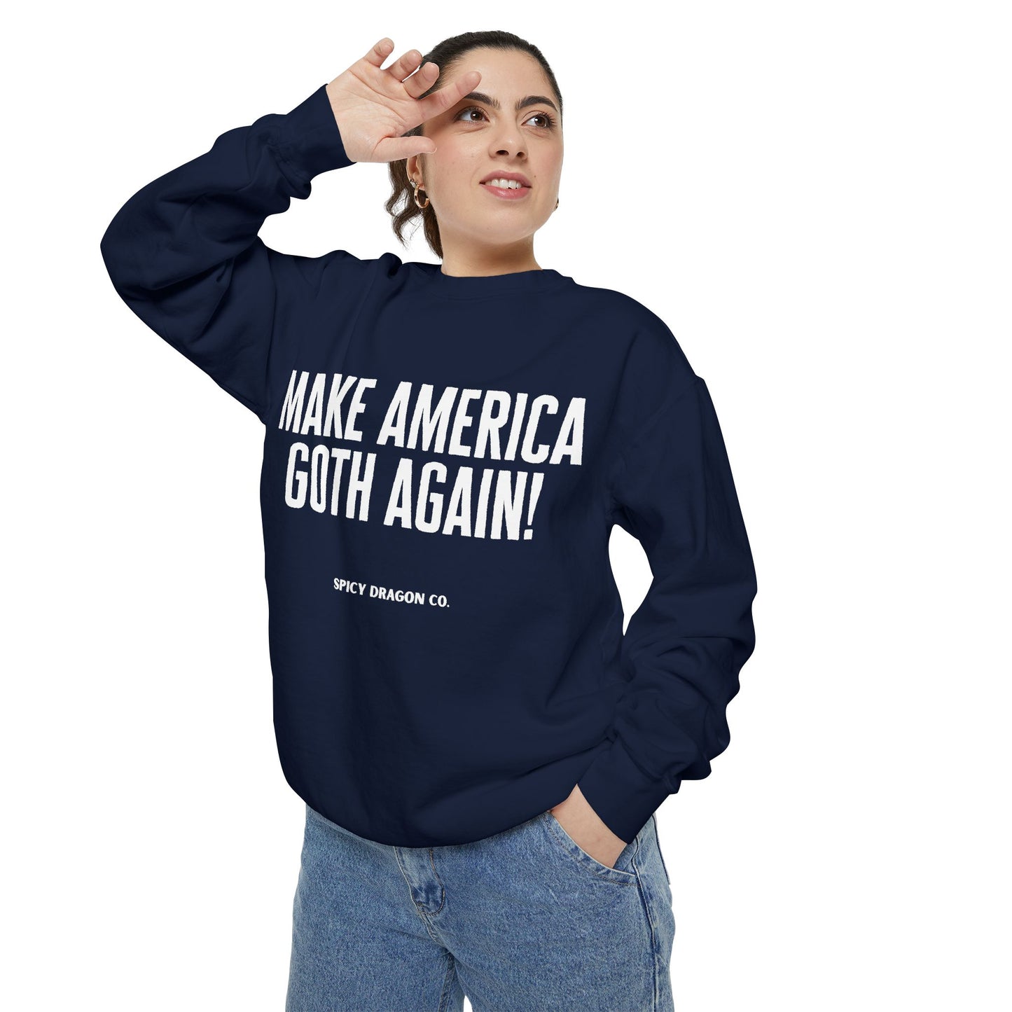 Make America Goth Again Comfort Colors Crewneck