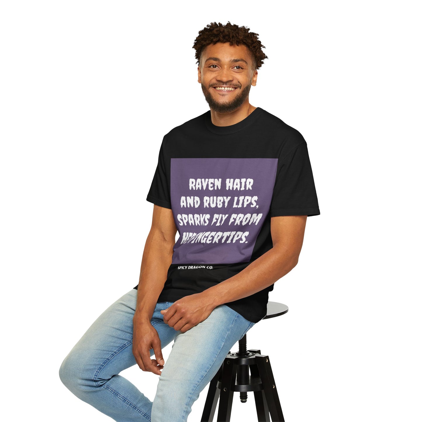 Raven Hair/Ruby Lips Comfort Colors Tee