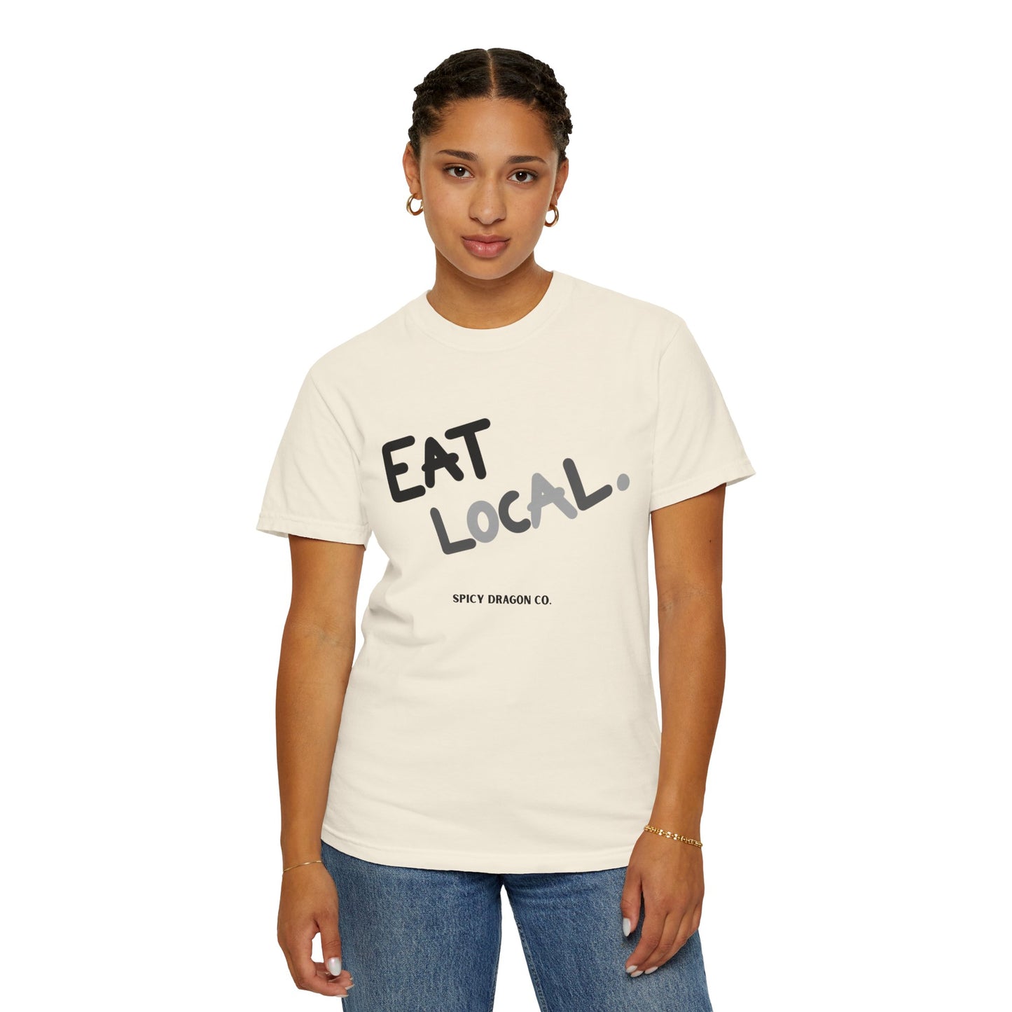 Eat Local Comfort Colors Tee