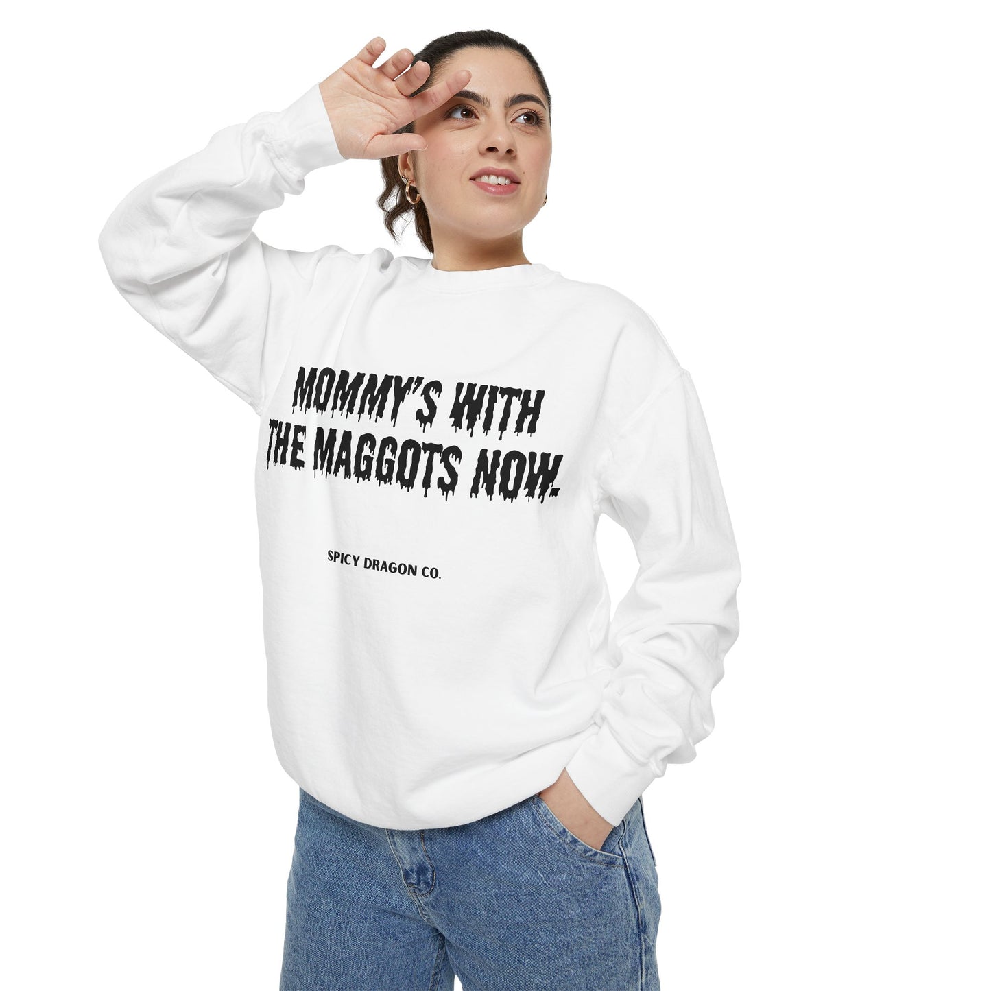 Maggot Mommy Comfort Colors Crewneck