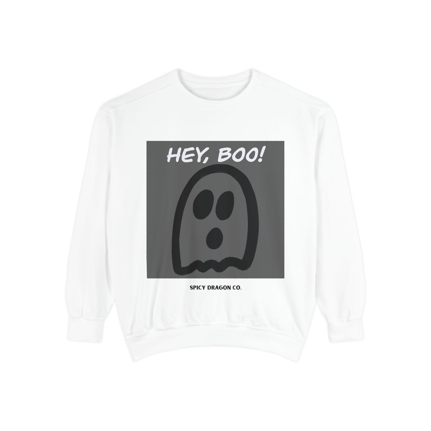 Hey Boo Comfort Colors Crewneck