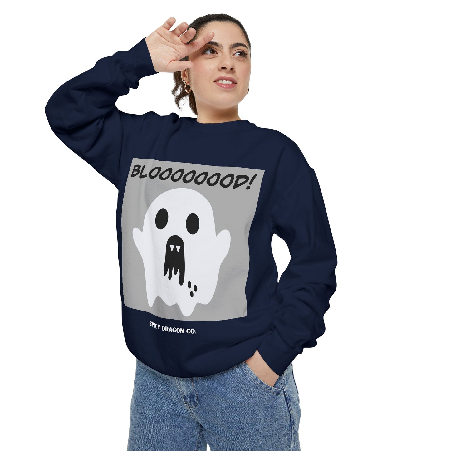 Ghosty Vamp Comfort Colors Crewneck