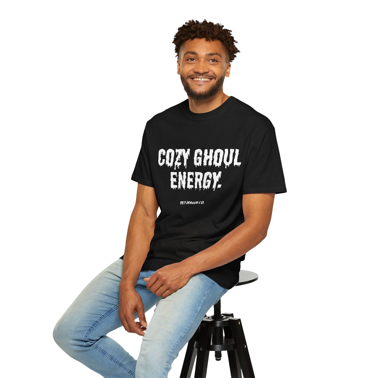 Cozy Ghoul Energy Comfort Colors Tee