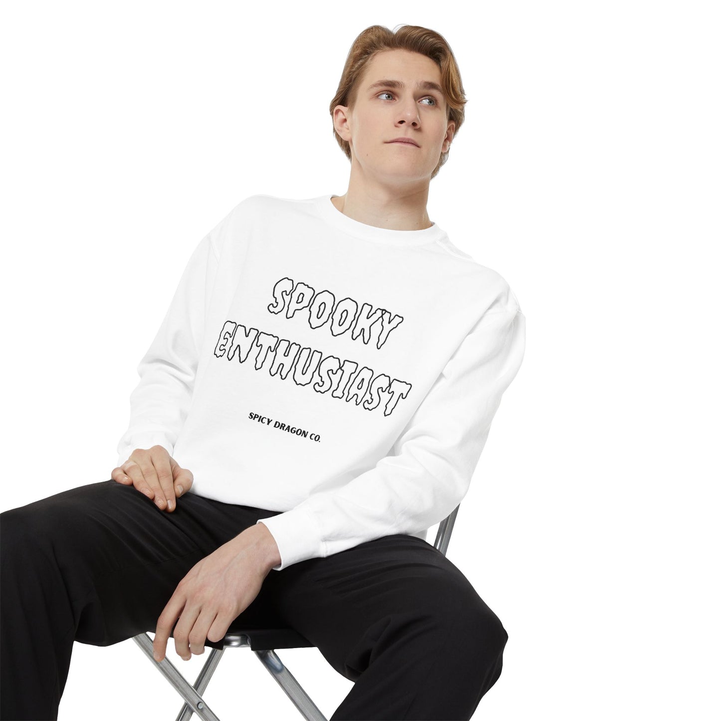 Spooky Enthusiast Comfort Colors Crewneck