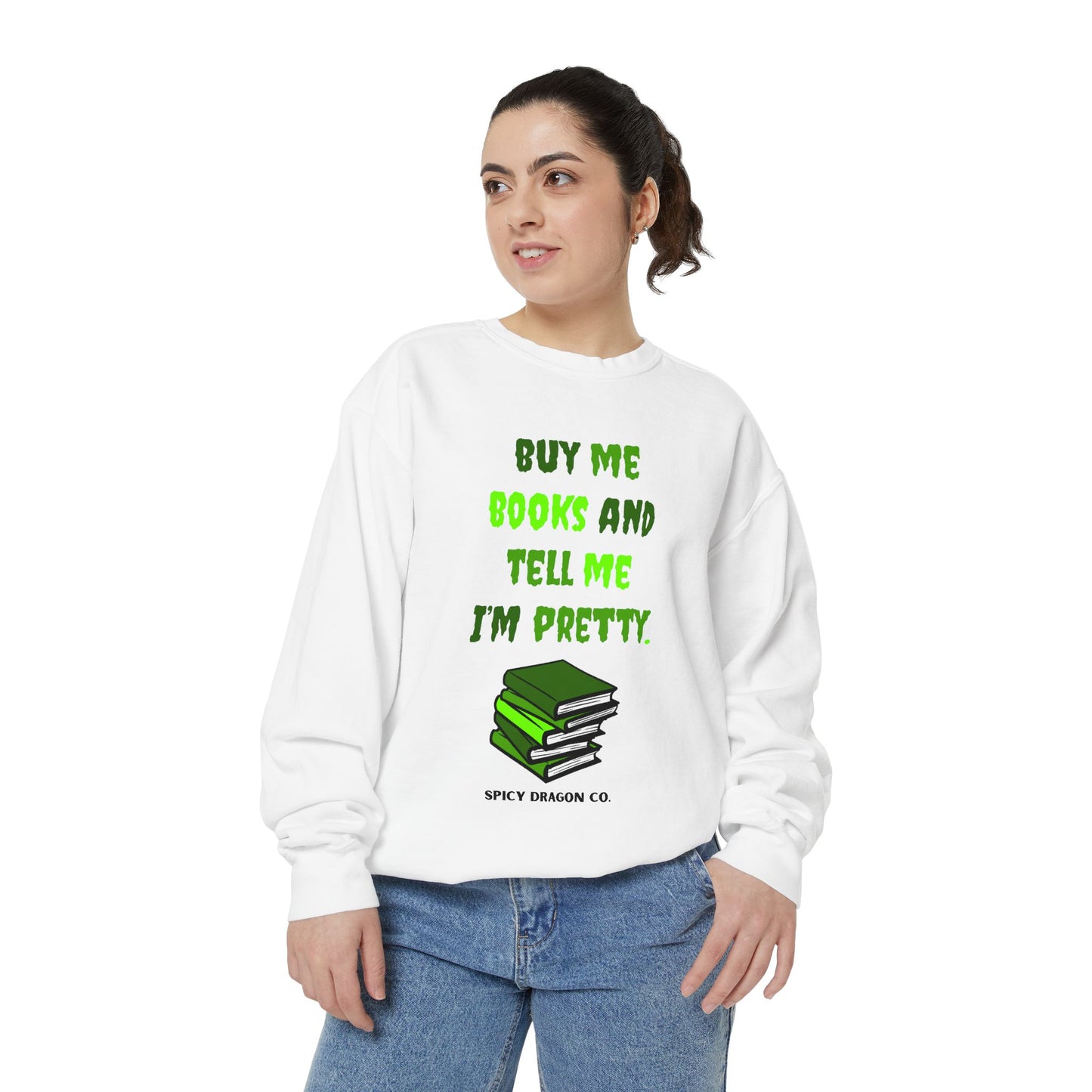 Buy Me Books Comfort Colors Crewneck