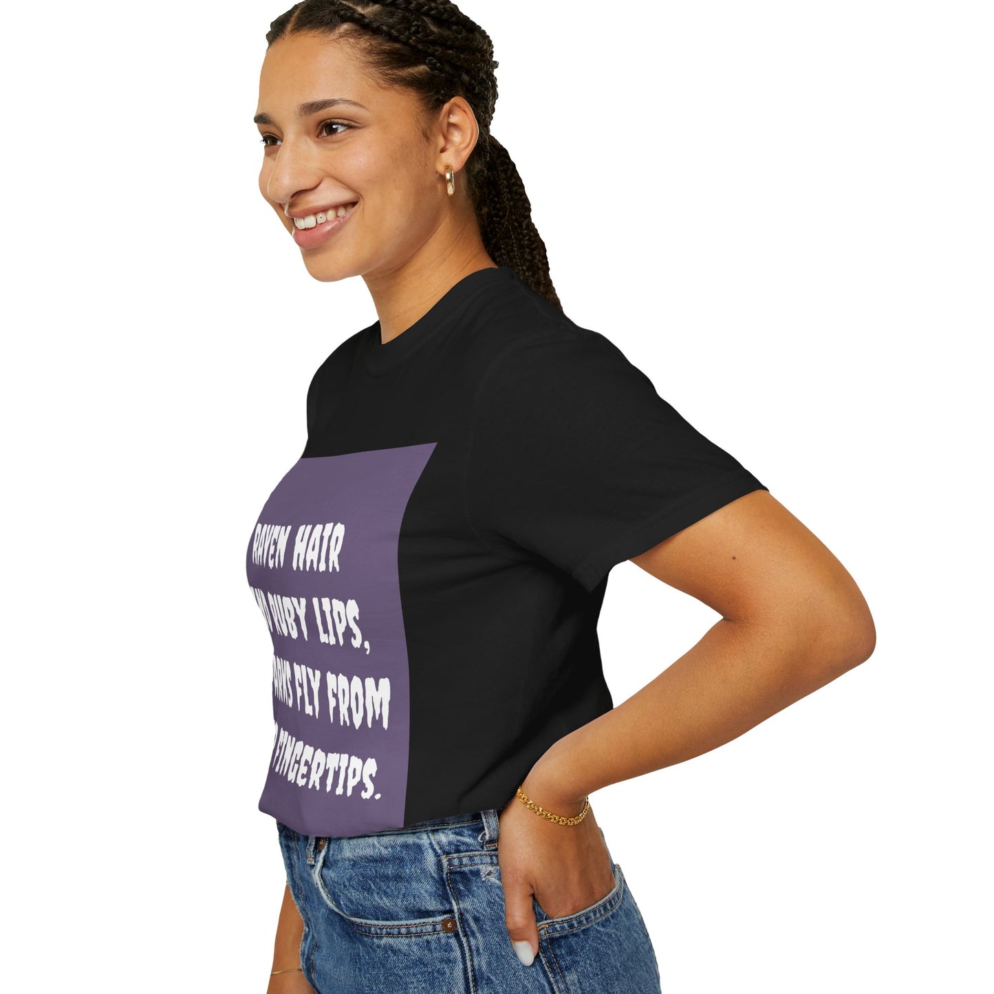 Raven Hair/Ruby Lips Comfort Colors Tee