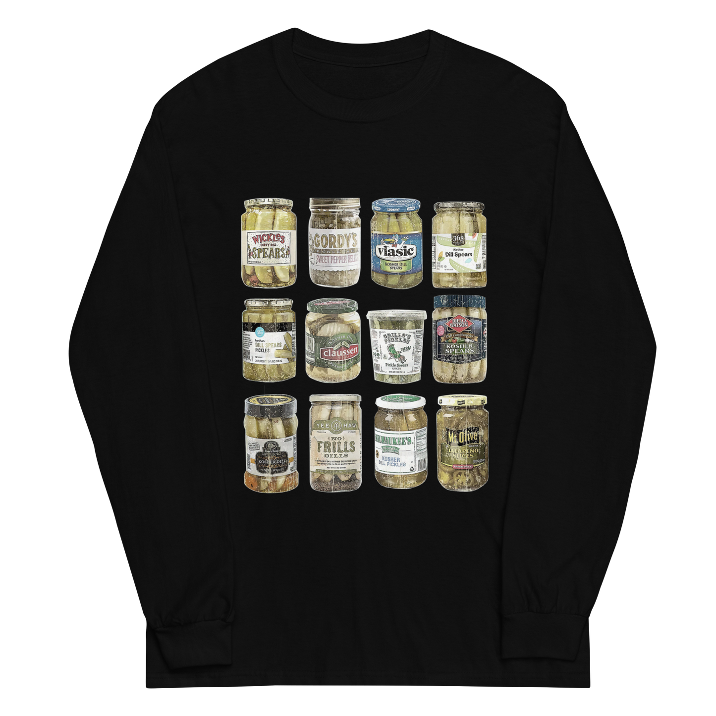 Vintage Pickle Jars Long Sleeve