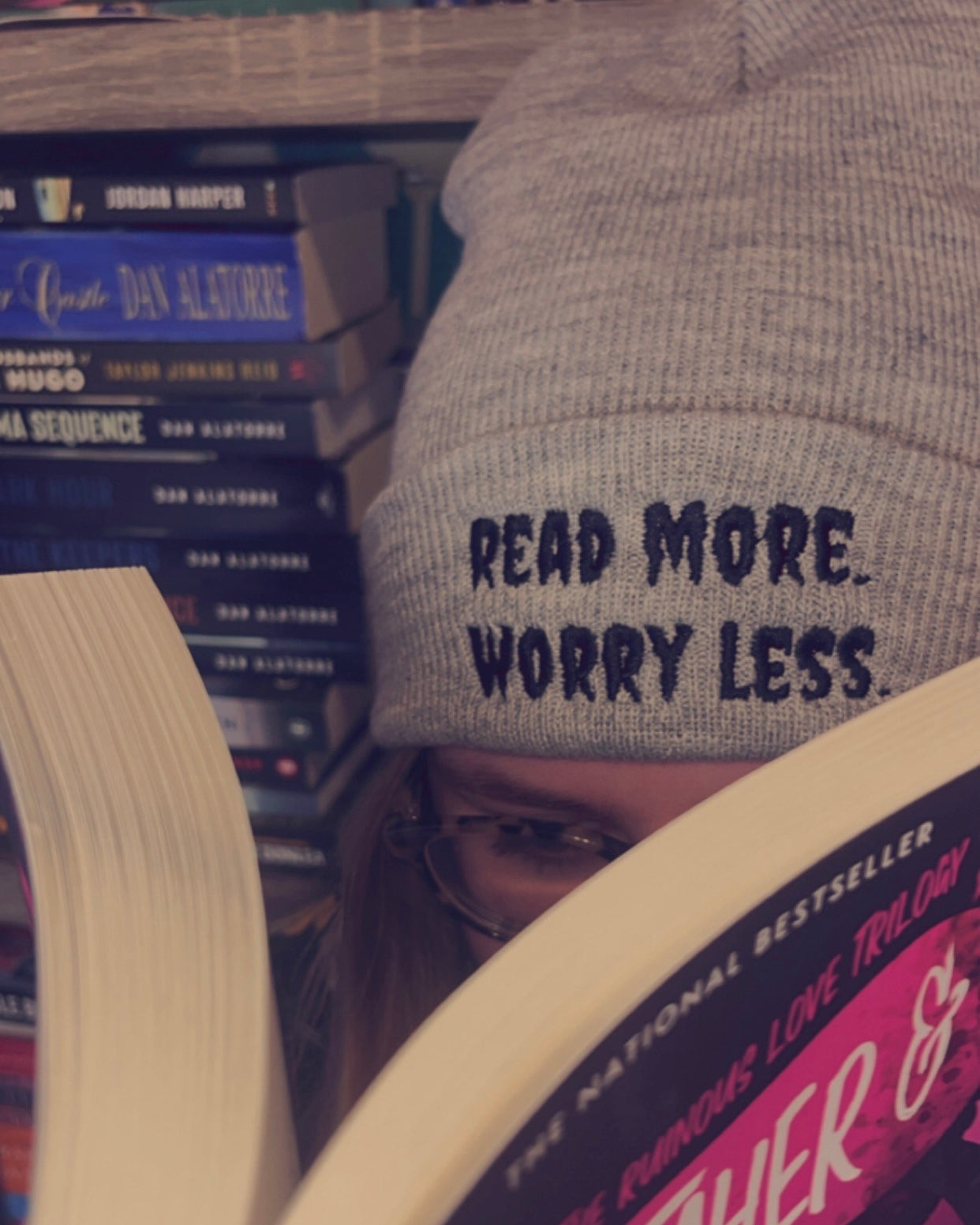 Read More/Worry Less Beanie